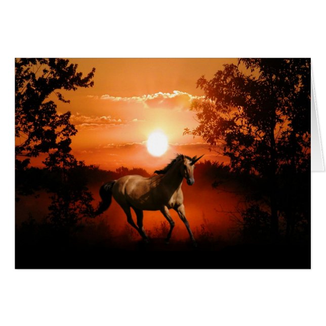 licorne du lever (Devant horizontal)