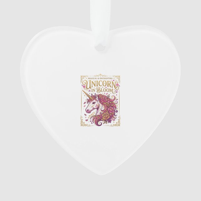 Licorne en fleurs design élégant Zazzle_1 (devant)