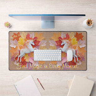 Licorne Enchantée Magie d'Automne Teintes Orange P