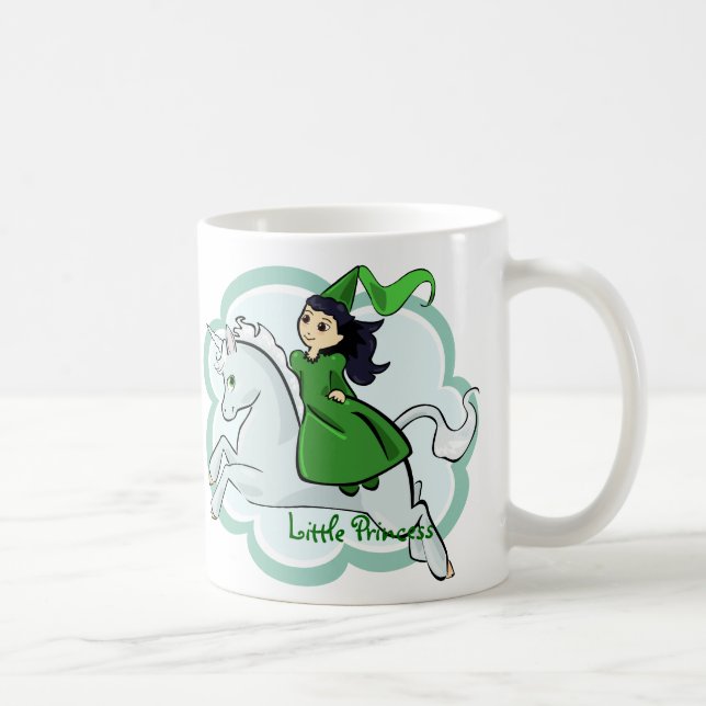 Licorne et princesse Mug (Droite)
