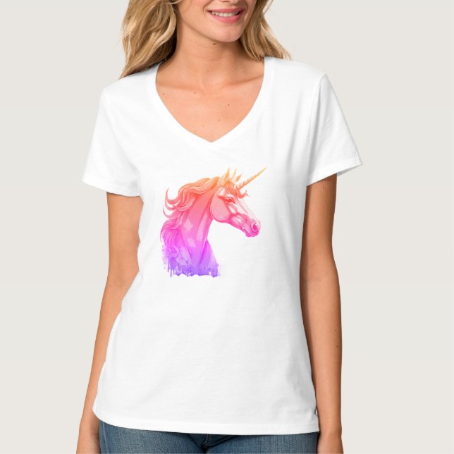 Licorne étoile – T-Shirt pour femmes (Devant)