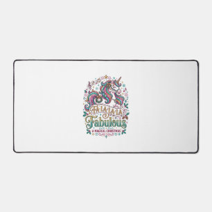 Licorne Fa La La La Fabuleux Fond Blanc Mignon