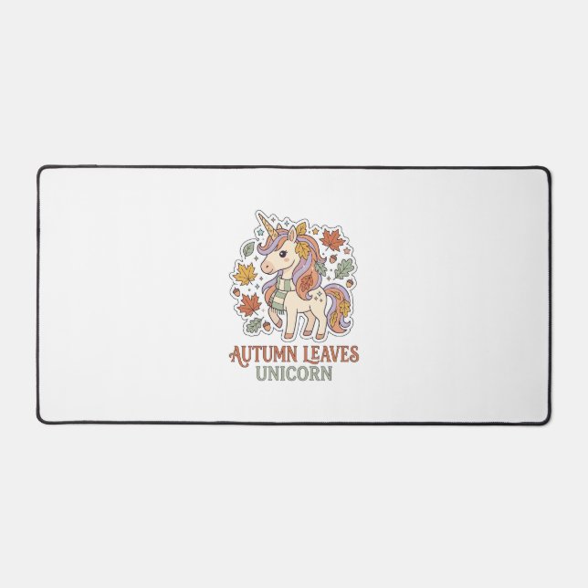 Licorne Feuilles d'Automne Licorne Conception Grap (Recto)