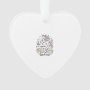 Licorne Fleur Céleste Licorne Premium Vecteur Typ