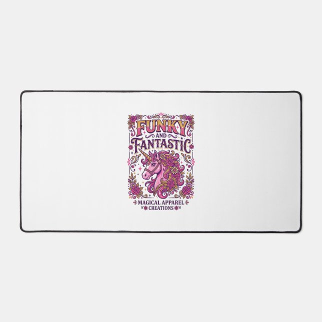 Licorne funky et fantastique design zazzle stylé_ (Recto)