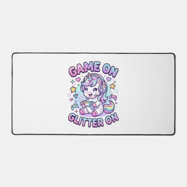 Licorne Jeu Sur Paillettes Sur Graphisme Marchandi (Recto)