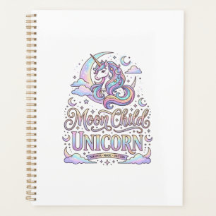 Licorne Lune Enfant Licorne Conception Originale Z