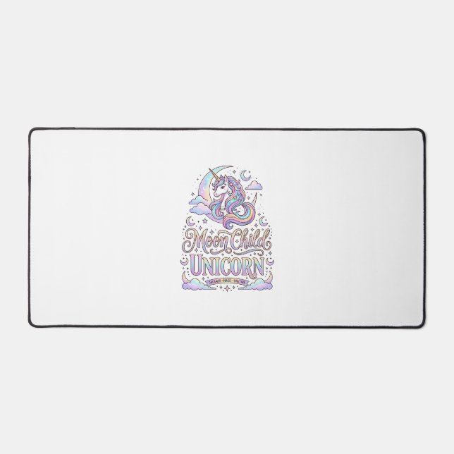 Licorne Lune Enfant Licorne Conception Originale Z (Recto)