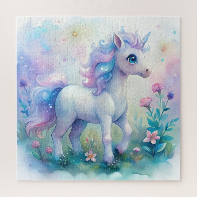 Licorne Magique Pastel Puzzle (Vertical)