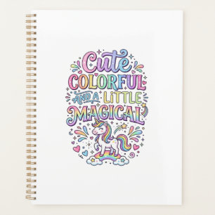 Licorne Mignonne Colorée et un Peu Magique Origina
