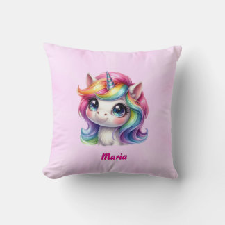 licorne mignonne coussin