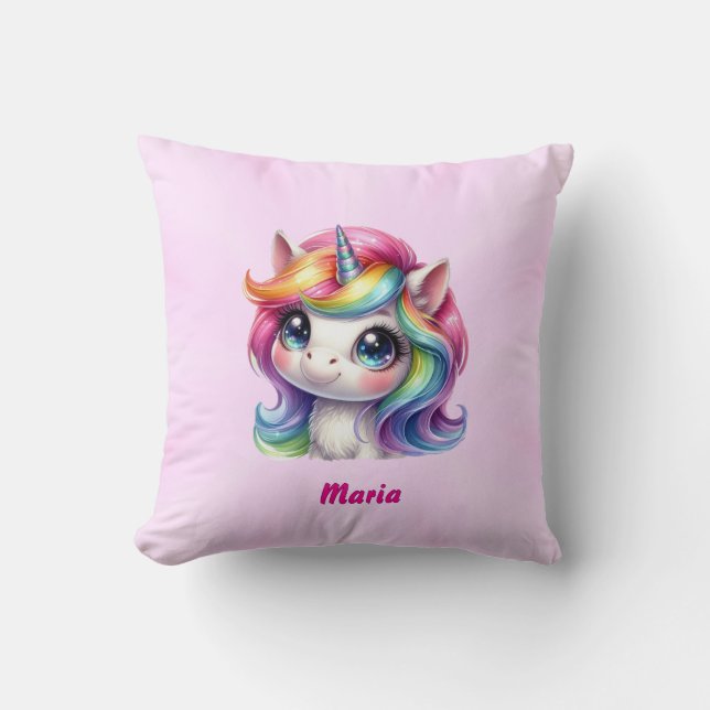 licorne mignonne coussin (Recto)