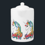Licorne mignonne d'arc-en-ciel d'aquarelle<br><div class="desc">Licorne mignonne d'arc-en-ciel d'aquarelle. Conception magnifique pour des amants de licorne. Ayez peu de magie dans des moments avec cette licorne magique. Customisez-facilement la avec la couleur différente d'arrière - plan si vous voulez.</div>