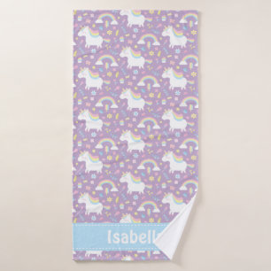Licorne Mignonne Filles Arc-en-Ciel Violet Personn