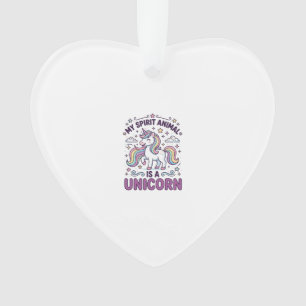Licorne Mon Animal Spirituel Est Une Licorne Typog