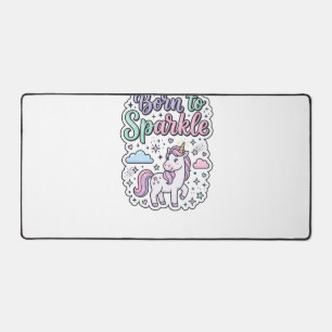 Licorne née pour briller Graphisme Merch Desig