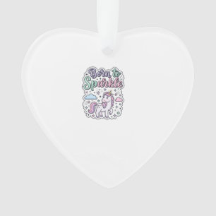 Licorne née pour briller Graphisme Merch Desig