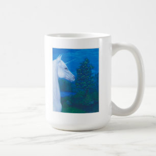 Licorne par la tasse de lac