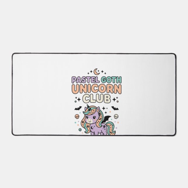 Licorne Pastel Goth Licorne Club Graphique Tendanc (Recto)
