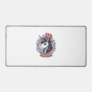 Licorne Patriotique Gravure Vintage Graphique_1
