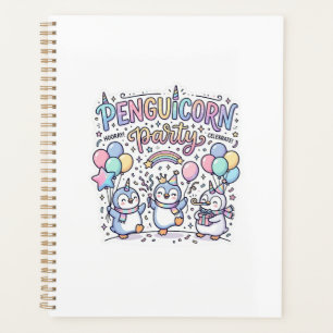 Licorne Penguicorn Party Premium Vecteur Vecteur D