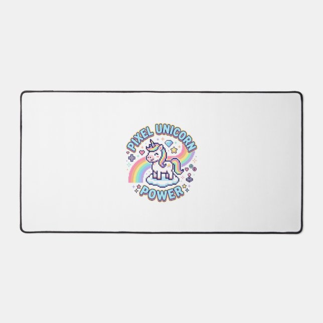 Licorne Pixel Licorne Puissance Conception Graphiq (Recto)