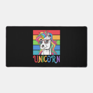 Licorne Rétro avec Lunettes de Soleil-cadeau pour