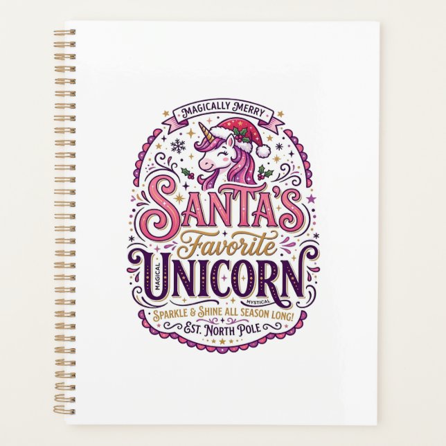 Licorne Santa's Licorne préférée (Devant)
