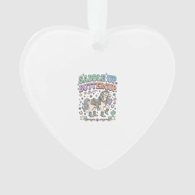 Licorne Sellez Buttercup Kawaii Typographie Desi (devant)