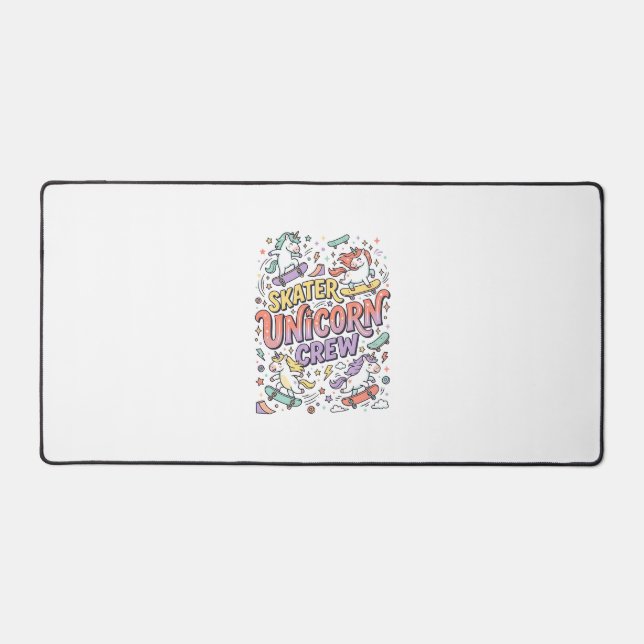 Licorne Skater Licorne Crew Capriceux Zazzle Desig (Recto)