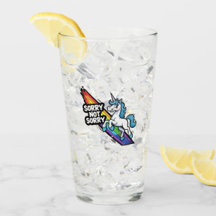 Licorne Sorry not Sorry Coupe en Verre