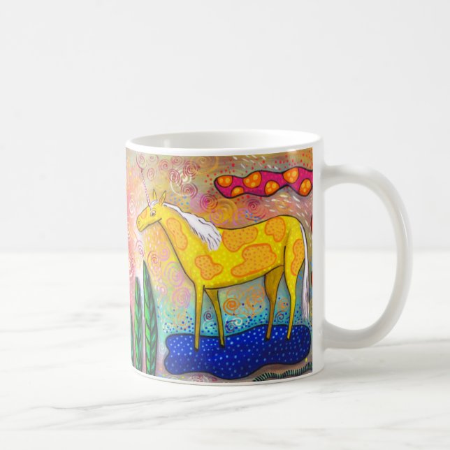 Licorne + Tasse de café de cheval de ciel (Droite)