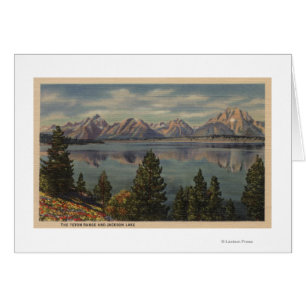 L'Idaho - vue de la chaîne de Teton et du lac
