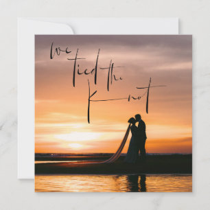 Lied the Knot Photo Elopement Faire-part