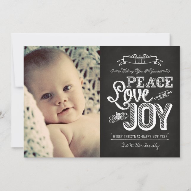 LIEN CARTE 2013 CI-DESSOUS | Chalkboard Peace, Lov (Devant)