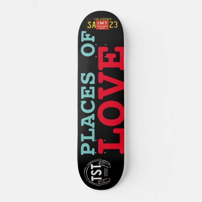 LIEUX D'AMOUR  Skateboard (Recto)