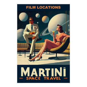 Lieux de tournage des affiches de voyage spatial M