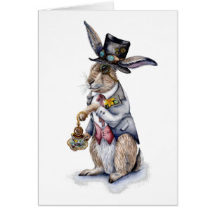 Lièvre de mars de Steampunk