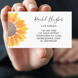 Life Coach Carte de visite élégant