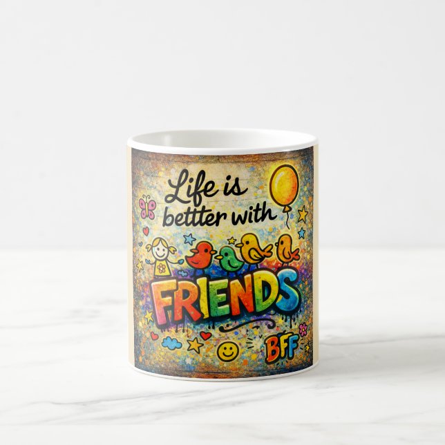 Life Is Better With Friends Mug (Centre)