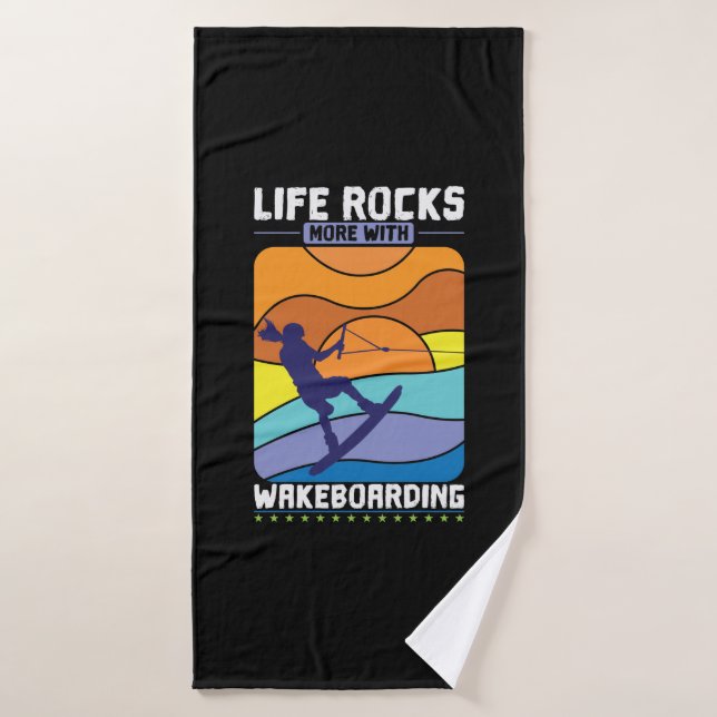 Life Rocks (Serviette de bain)