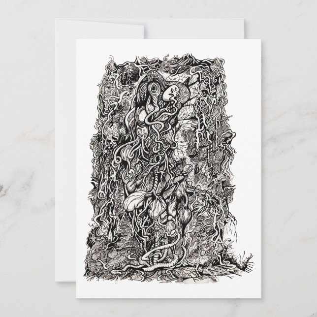 Life Without Skin, par Brian Benson Flat Card (Devant)
