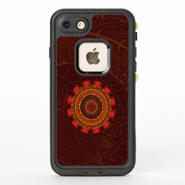 LifeProof Pour iPhone Coque incendie Mandala (Dos)