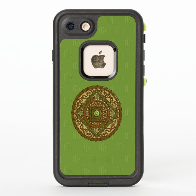 LifeProof Pour iPhone Virgo Mandala Coque à vie (Dos)