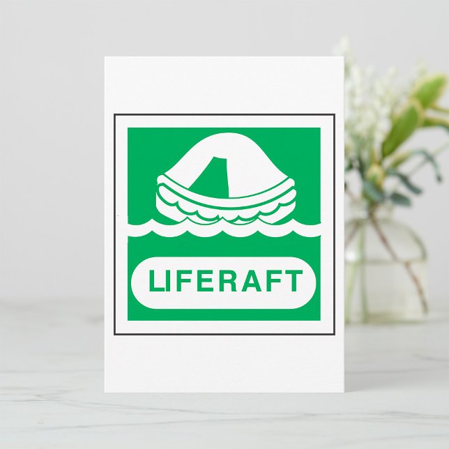 Liferaft Sign Invitations (Créateur téléchargé)