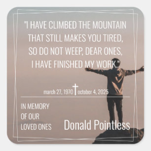 Lifeworks 002 carré autocollant