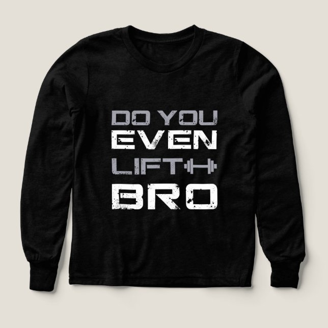 lifting bro Bro Drôle Typographie de gym (Motif recto)