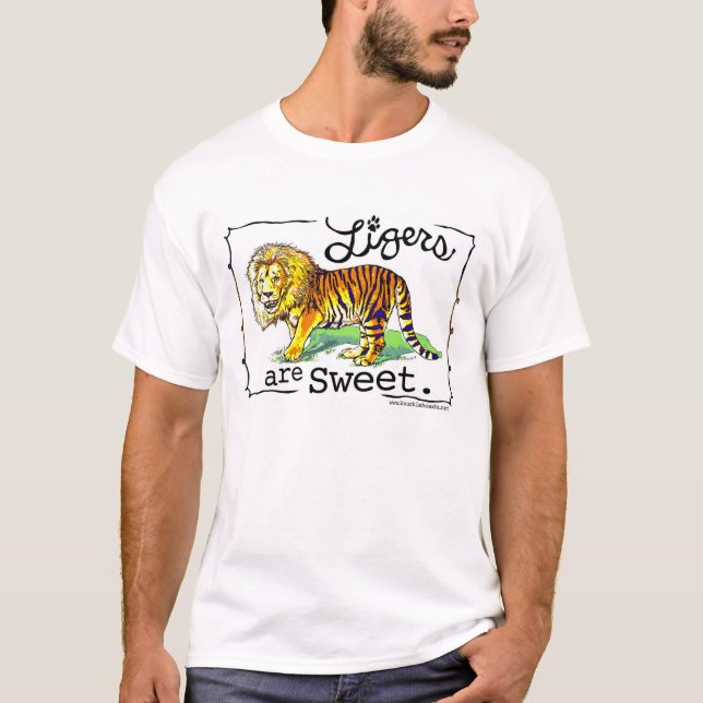 Ligers sont conception douce de T-shirt (Devant)