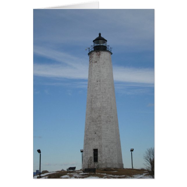 Lighhouse New Haven CT Harbour à cinq miles Point (Devant)