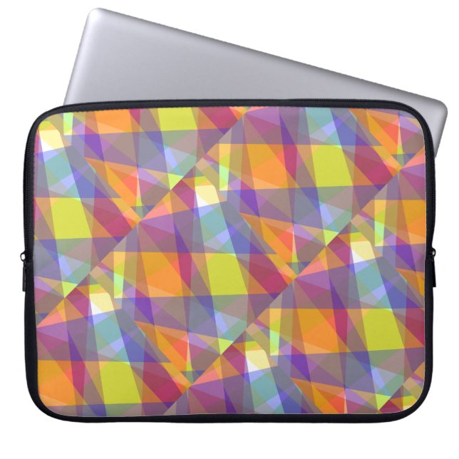 Light Geometric - Housse pour ordinateur portable (Devant)